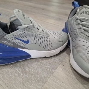 Boys Blue and Grey Nike Sneakers